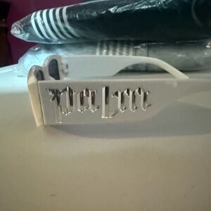 PALM  White Sunglasses with Silver Detail